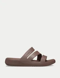 Getaway Strappy Flat Sandals Brown female