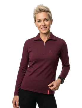 T-shirt à Manches Longues Transtex Turtle Basic Aubergine 36 - Loeffler - FashionsVida