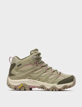 Moab 3 Mid GTX Waterproof Hiking Boots Olive female - Merrell - FashionsVida