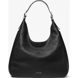 Bolso de hombro nolita grande de piel granulada