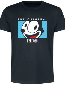 T-Shirt - Felix - The Original - S bis 3XL - für Männer - Größe XXL - schwarz - EMP exklusives Merchandise! - Männer - male - Felix The Cat - FashionsVida
