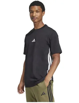 T-Shirts & Poloshirts T-Shirt Essentials 3-Stripes Jersey De Coton Doux Eu S;Eu M Male - Adidas - FashionsVida