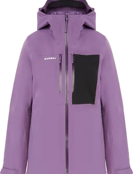 Veste thermique de ski isolante et imperméable - Stoney HS Thermo Hooded Jacket Women Paloja Black - Taille M - Noir - Mammut - FashionsVida