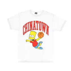 Maglietta Uomo Air Bart Arc Tee X the Simpsons White
