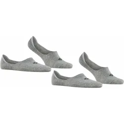 Pack de dos calcetines invisibles lisos
