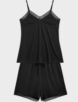 Pijama corto de mujer tejido liso - Gisela - FashionsVida