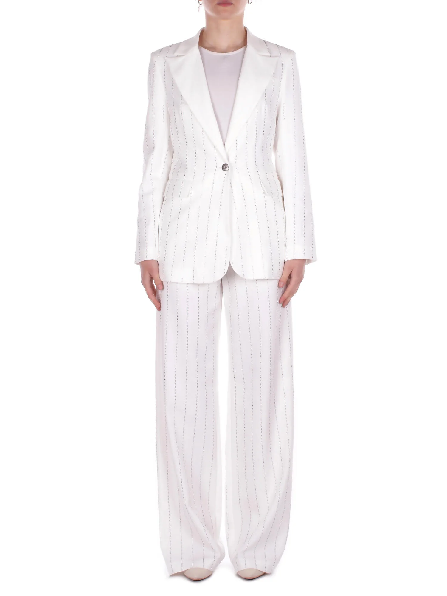 John Richmond Pantaloni Off white - John richmond - FashionsVida