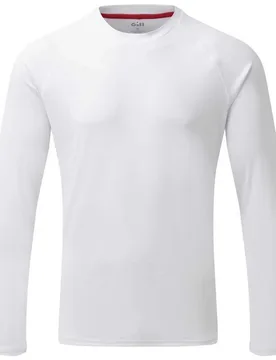 Tec Uv Long Sleeve T-shirt White M Men - Gill - FashionsVida