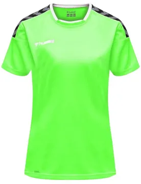 T-shirt à Manches Courtes Authentic Poly Green Gecko S - Hummel - FashionsVida