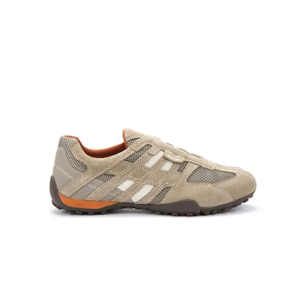 Scarpe Senza Lacci U Snake Beige / Orange EU 42 - Geox - FashionsVida