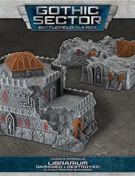 Battlefield in a Box - Gothic Sector: Mundus Imperialis Damaged & Destroyed Librarium (x2) - Gale Force Nine - FashionsVida