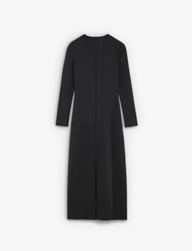 Vestido largo de punto acanalado con costuras en relieve - Scalpers - FashionsVida