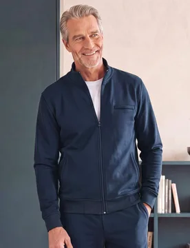 Wohlfühl Jacke Supersoft - Marine - male - Size: 58 - Avena - FashionsVida