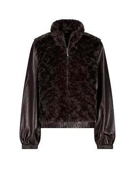 Jacke in Felloptik braun 40 Damen - monari - FashionsVida