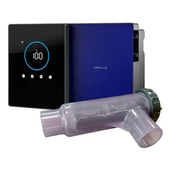 Clear Connect 40 G/h Up To 180m³ Salt Water Chlorinator System Black / Blue One Size unisex