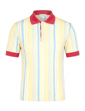Polo Mujer Amarillo pastel 40 Mujer - Stella Jean - FashionsVida