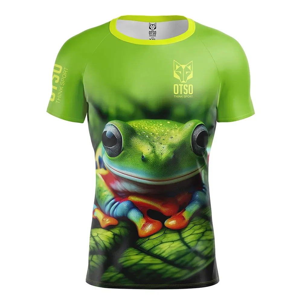 Maglietta A Maniche Corte Frog Multicolour XL - OTSO - FashionsVida