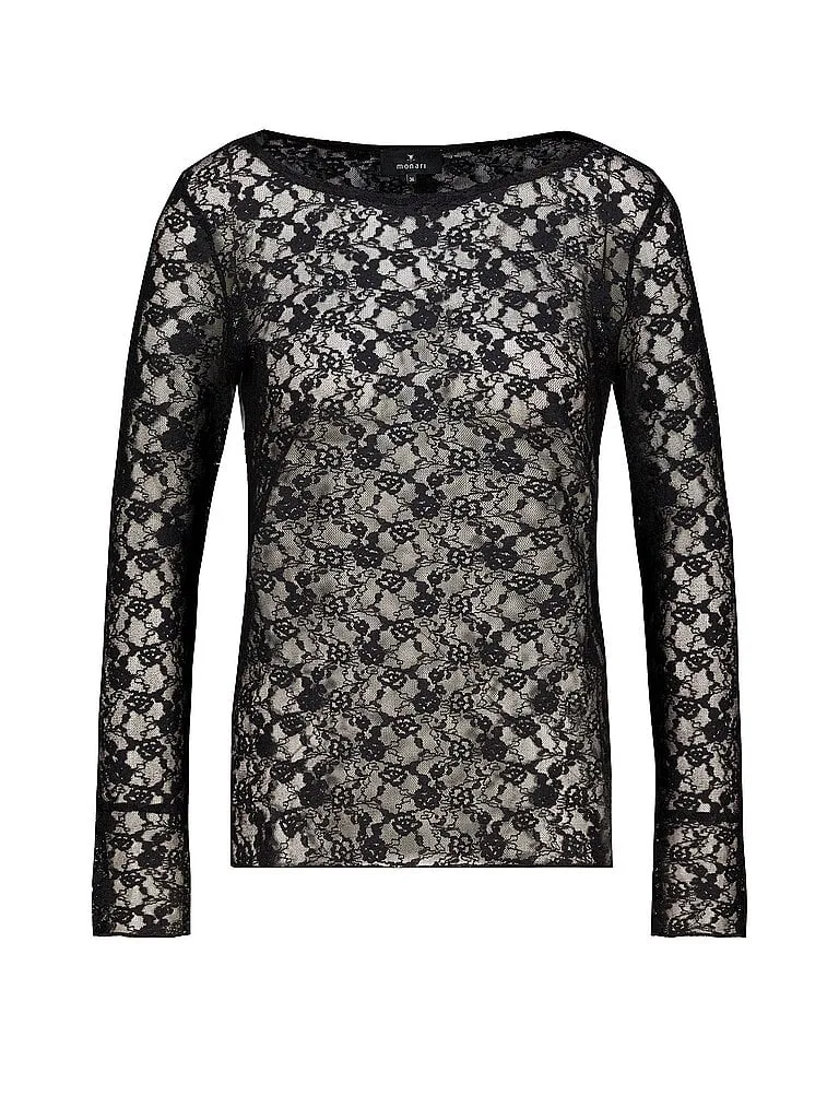 Langarmshirt schwarz 36 Damen - monari - FashionsVida