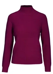 Stehbund-Pullover, 1/1 Arm,uni female