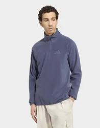Mens Giacca Terrex Multi Essentials Con Mezza Zip IN Tessuto Felpato - Blu, blu blu Uomo taglia M