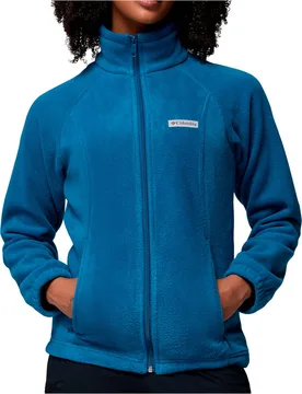 Benton springs full zip forro polar mujer Azul (M) - Columbia - FashionsVida