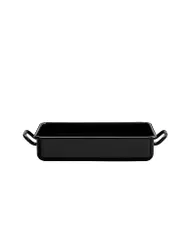 Mini teglia da forno e da portata 23x15x5cm/1l smalto nero nero