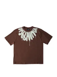T-shirt in cotone MARRONE 14A