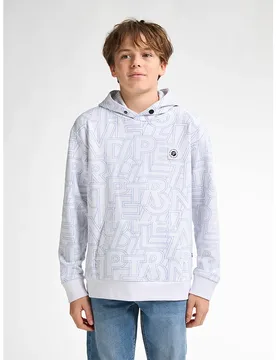 Felpa Con Cappuccio B-1050-swh351 Bright White 11-12 Anni - Petrol industries - FashionsVida