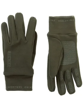 Lenwade Single Layer Micro Fleece Glove L Oliv - Sealskinz - FashionsVida