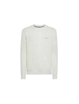 Round Big Knit 31 Bianco Panna K41142 - Sun68 - FashionsVida