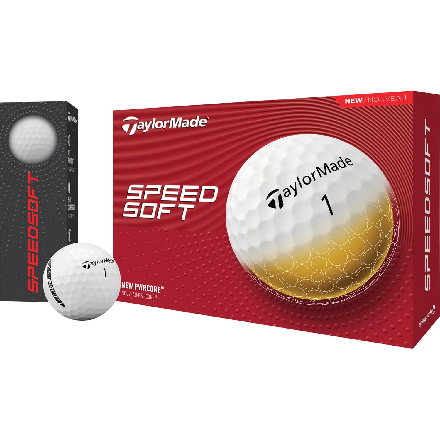Golfbälle Speedsoft - 12er Pack, weiss - TaylorMade - FashionsVida