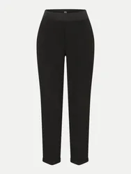 Mac Flanellhose Schwarz 34