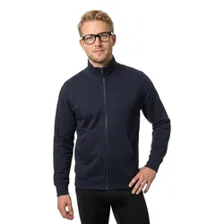 Sweat-shirt à Zip Crossover 51591 Dark Navy 4XL