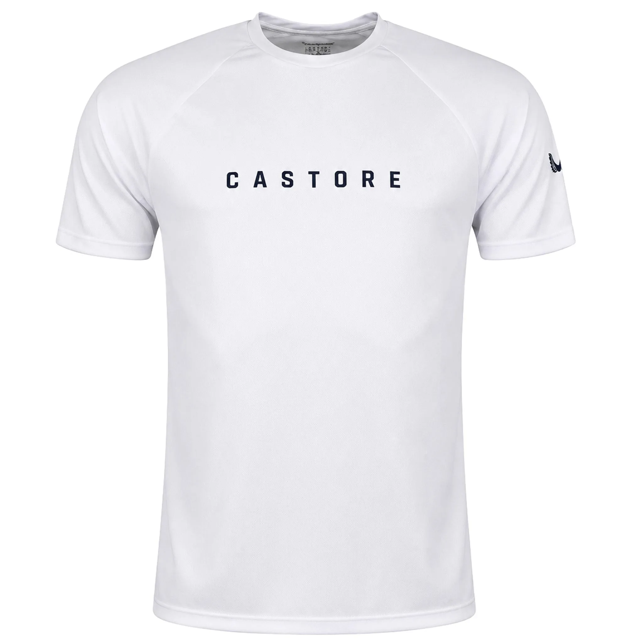 Raglan Mens White T-Shirt - Size Large - Castore - FashionsVida