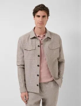 Sobrecamisa de hombre de lino - Roberto Verino - FashionsVida