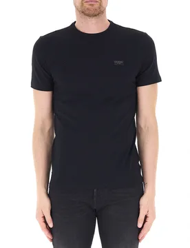 Guess T-shirt girocollo NERO L - Guess - FashionsVida