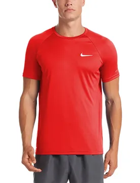 Essential Short Sleeve T-shirt University Red L Men - Nike Swim - FashionsVida