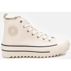 Botines básicos de mujer con cordones