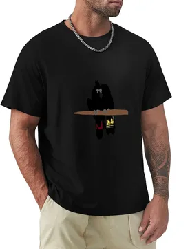 Black Cockatoos T-Shirt Simple Print Design T-Shirt - Aliexpress - FashionsVida