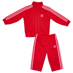Firebird Unisex Tracksuits - Red - Size 9 - 12 Months - Poly Tricot - Red - Size: 9 - 12 Months