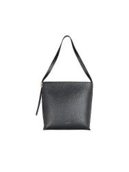 Borsa in pelle - Hobo Bag C-ME nero