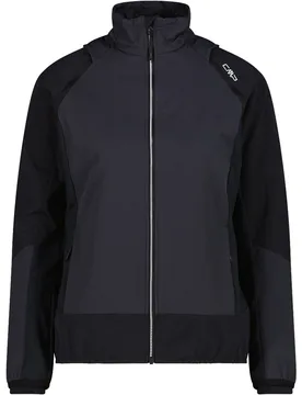 Woman jacket hybrid with detachable sleeves chaqueta softshell mujer (42) - CMP - FashionsVida