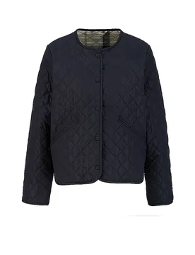 Giacca trapuntata leggera CASHEL COLLARLESS blu 44 - Barbour - FashionsVida