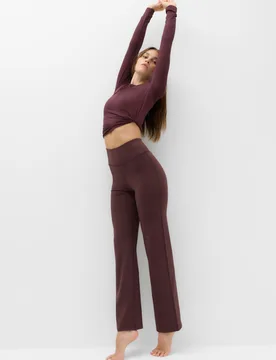 Essential Straight Leg Sports Joggers Mulberry female - Goodmove - FashionsVida
