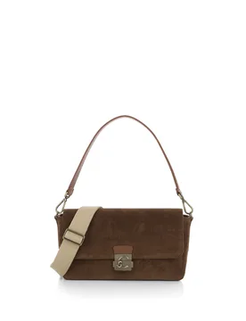 Borsa in velluto NOCCIOLA U - Coccinelle - FashionsVida