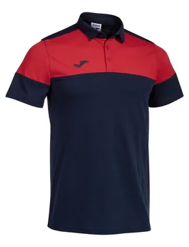 Polo-Shirt Crew V - Rouge - male - Size: XL - Joma - FashionsVida