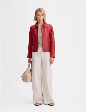 Chaqueta de mujer napa costuras - Simorra - FashionsVida