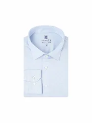 Jerseyhemd hellblau M Herren