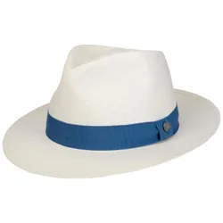 Lendamo Panama Hat by - white-blue - Size: L (59-60 cm)
