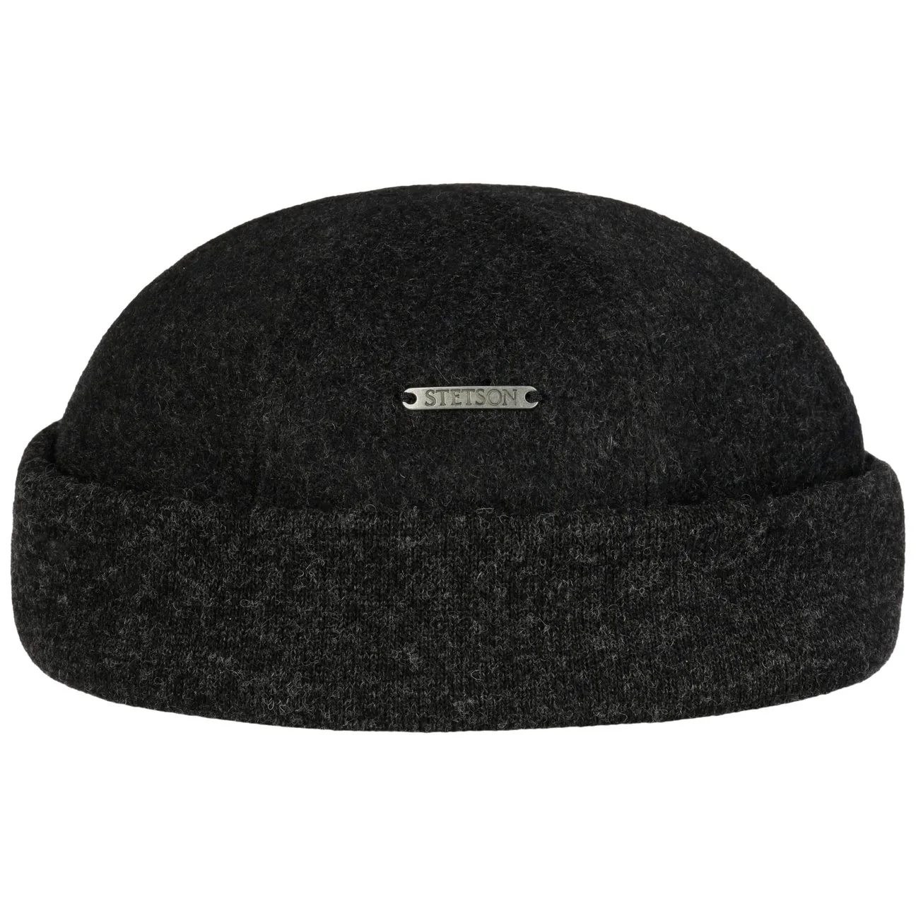 Sparr Mélange Docker Cap by - anthracite - Size: M (56-57 cm) - Stetson - FashionsVida